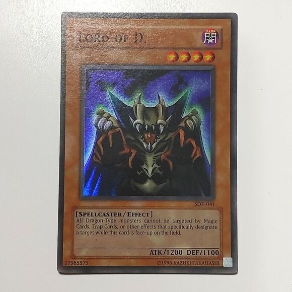 Yugioh! Rare holo lord of d card - Picture 2 of 3